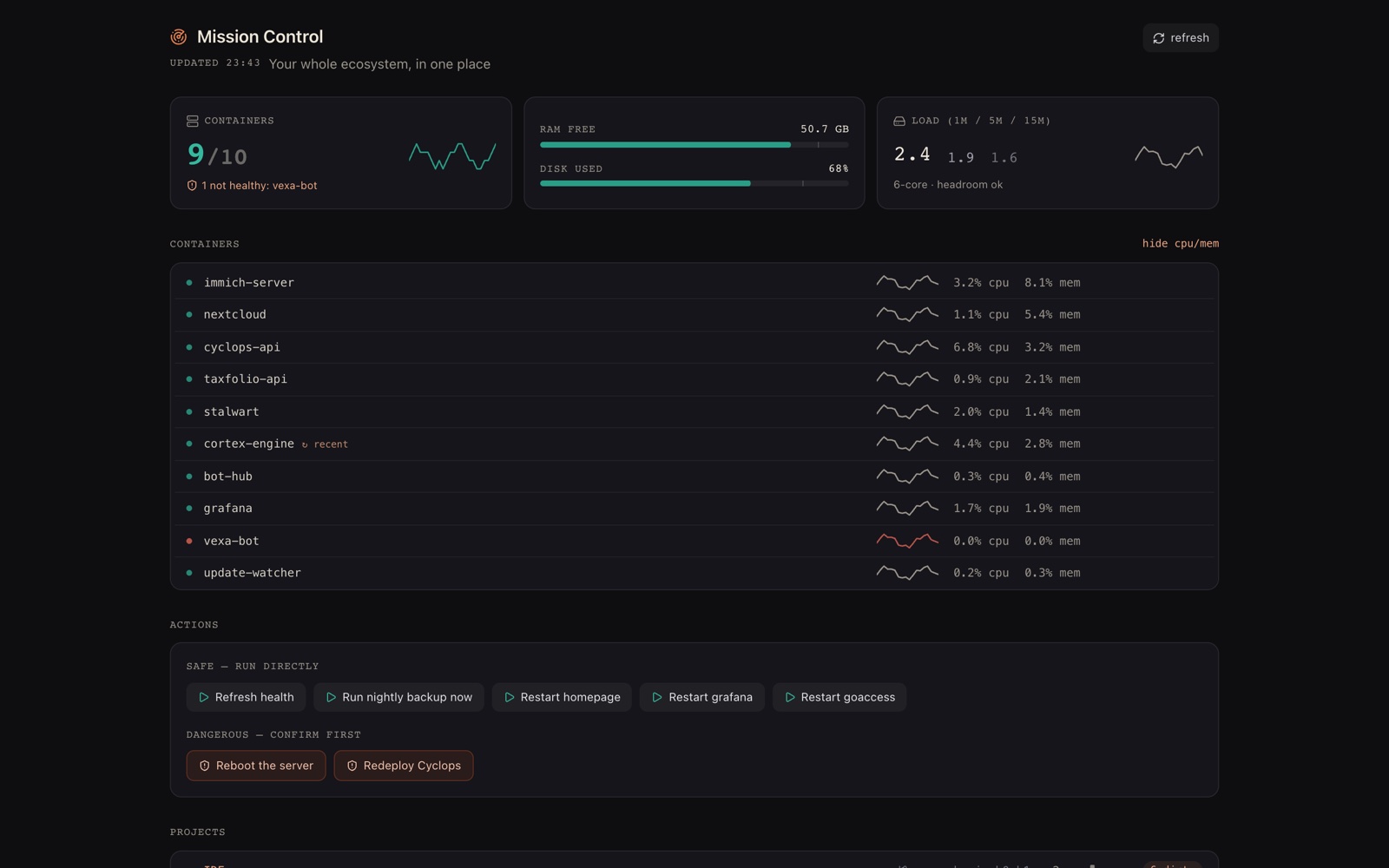 Cortex + Den screenshot